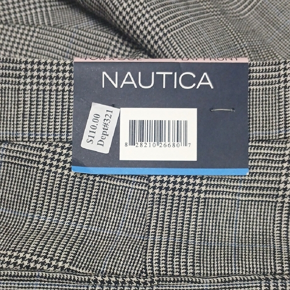 Nautica Black and White Houndstooth Trousers For Mens Sz40x30 It Has A Deffect - Picture 2 of 12